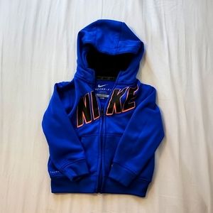 Blue and orange nike therma-fit sweater